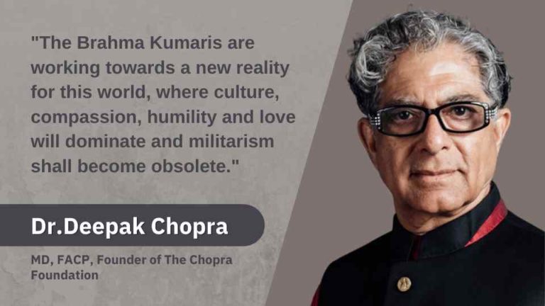 Dr.Deepak Chopra » Brahma Kumaris | Official