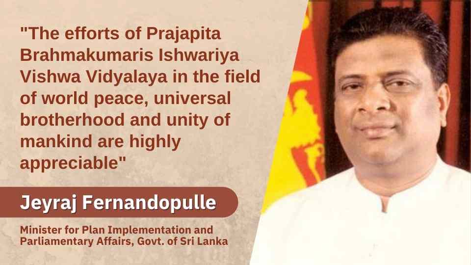 Jeyraj fernandopulle - brahma kumaris | official