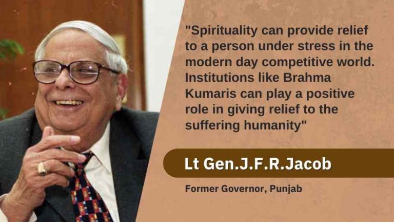 Lt Gen.J.F.R.Jacob » Brahma Kumaris | Official