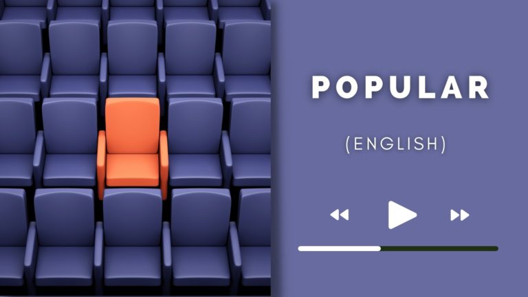 Movies popular english