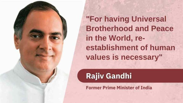 Everything is just Moving meticulous 1 Rajiv Gandhi » Brahma Kumaris | Official