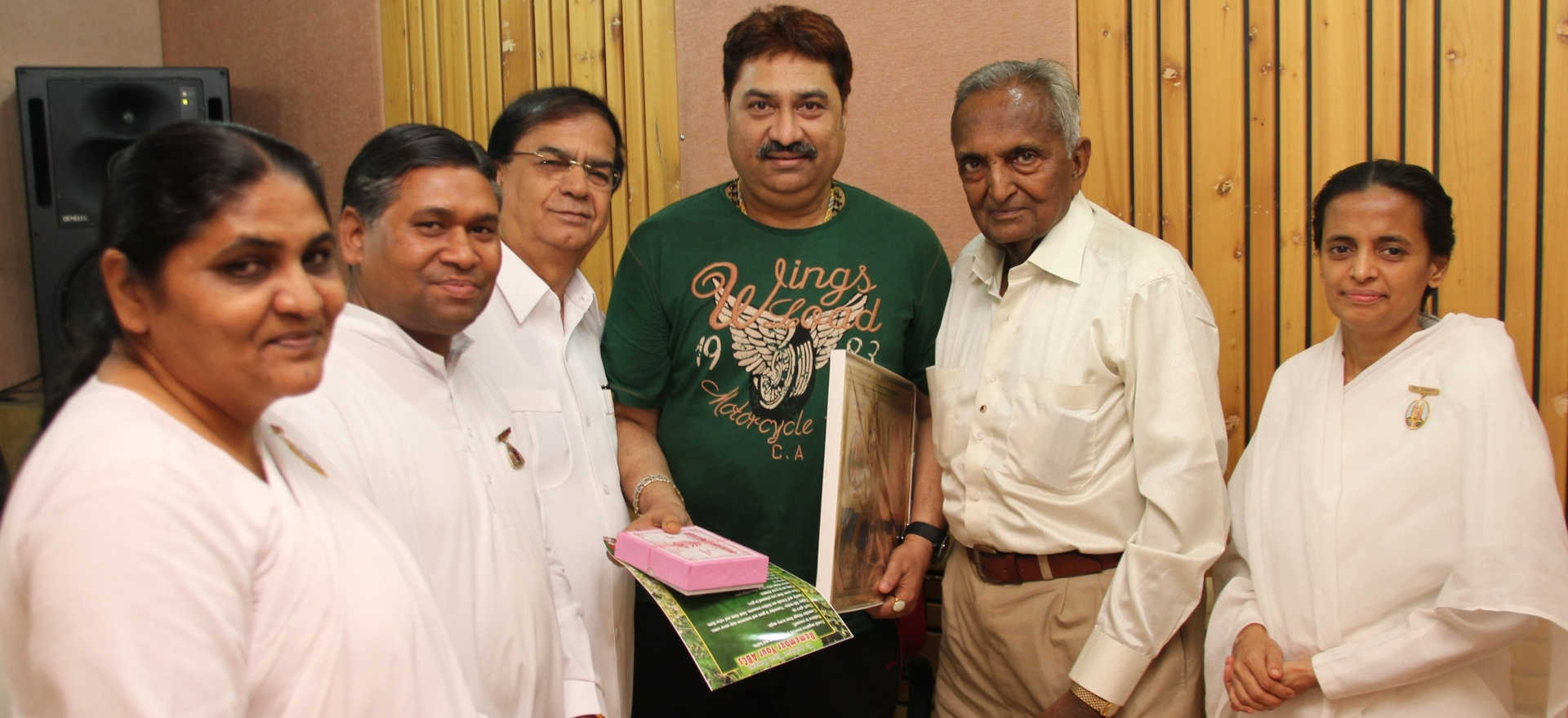 Kumar sanu at brahma kumaris