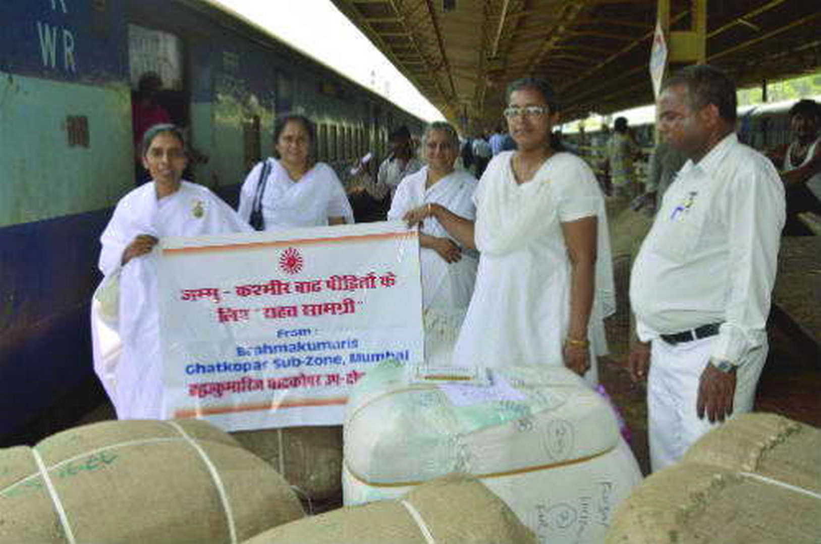 Brahma kumaris service during disaster - 46