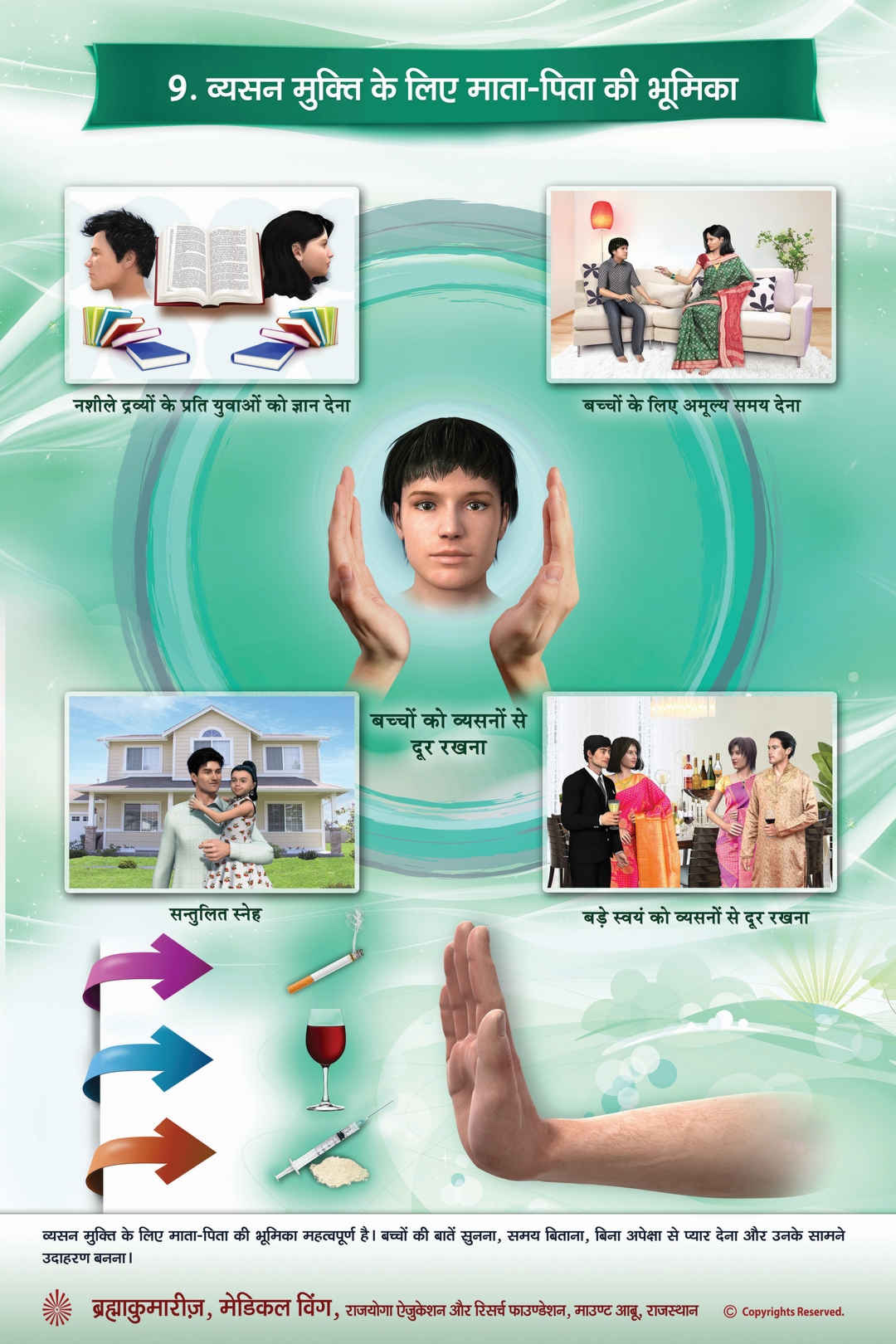 Drug de-addiction - role of parents (hindi)