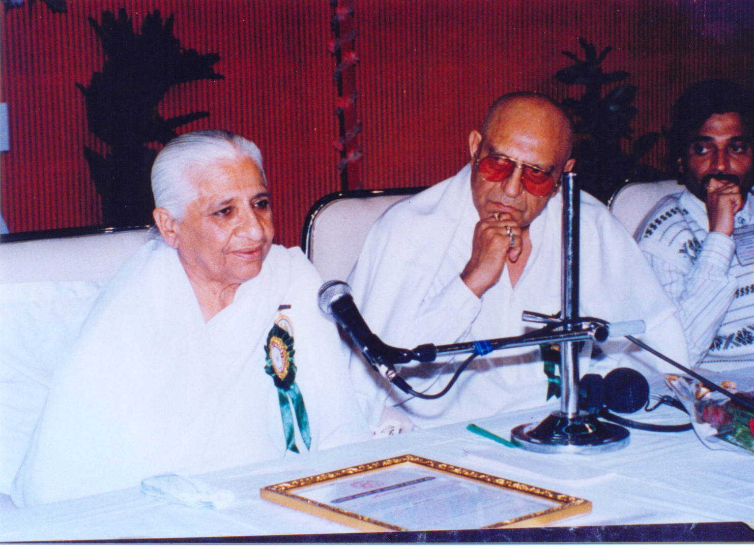 Amrish puri (actor) at brahma kumaris