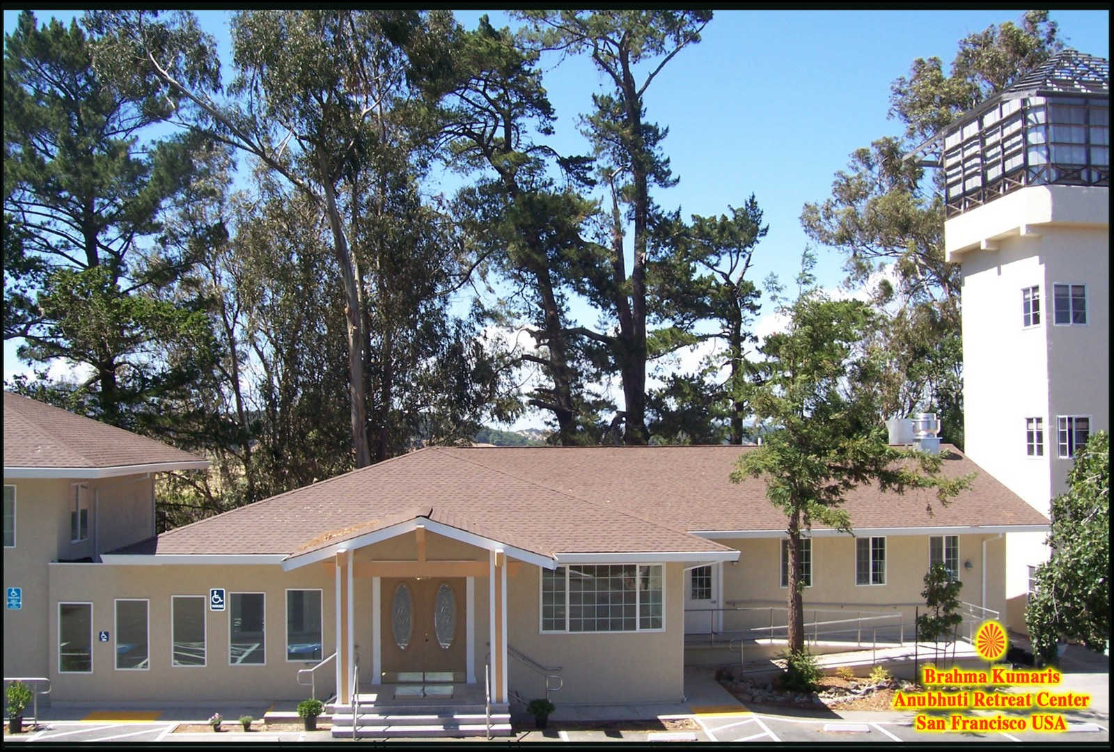 Aerial drone photo of anubhuti retreat, sf 02