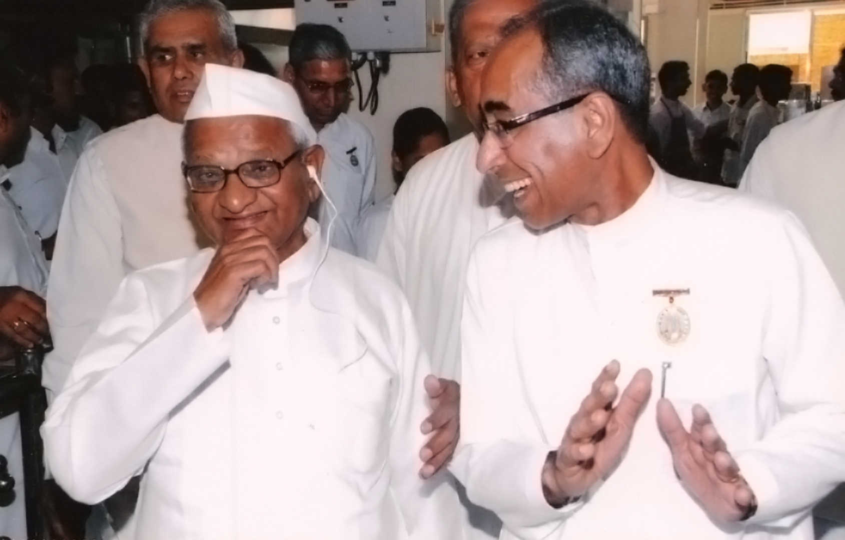 Bk harilal bhai with shri annaazare - 3