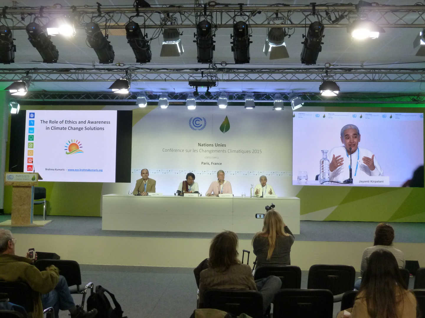 Bk press conference at cop21 paris 2015 2