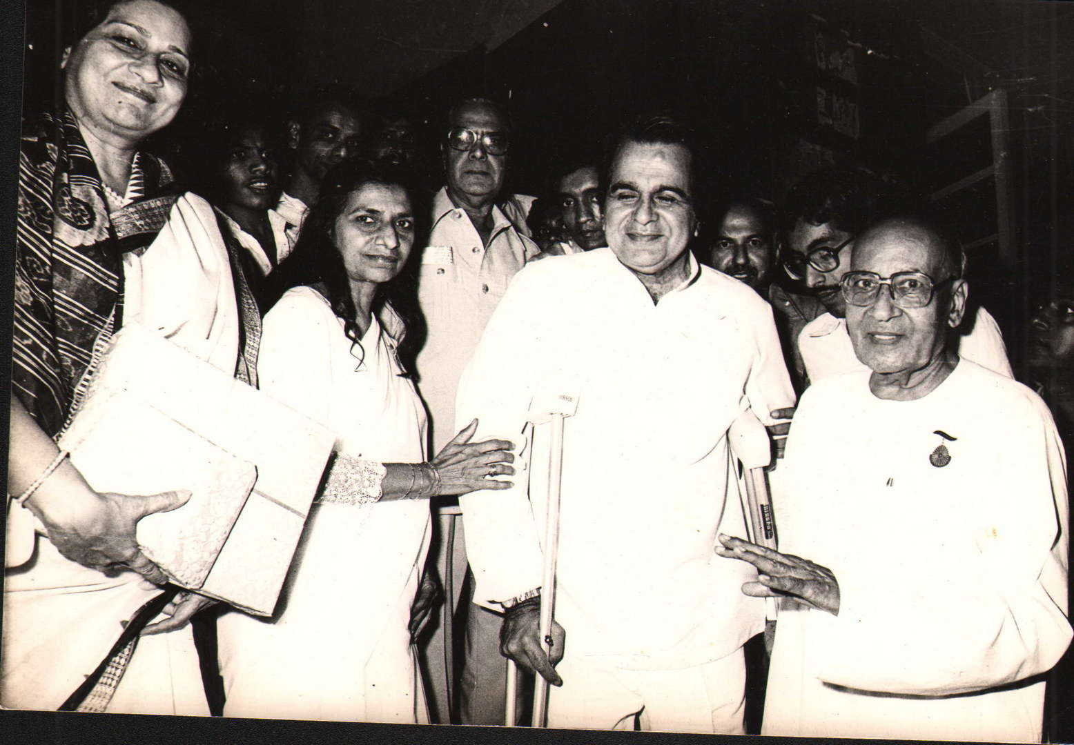 Dilip kumar at brahma kumaris