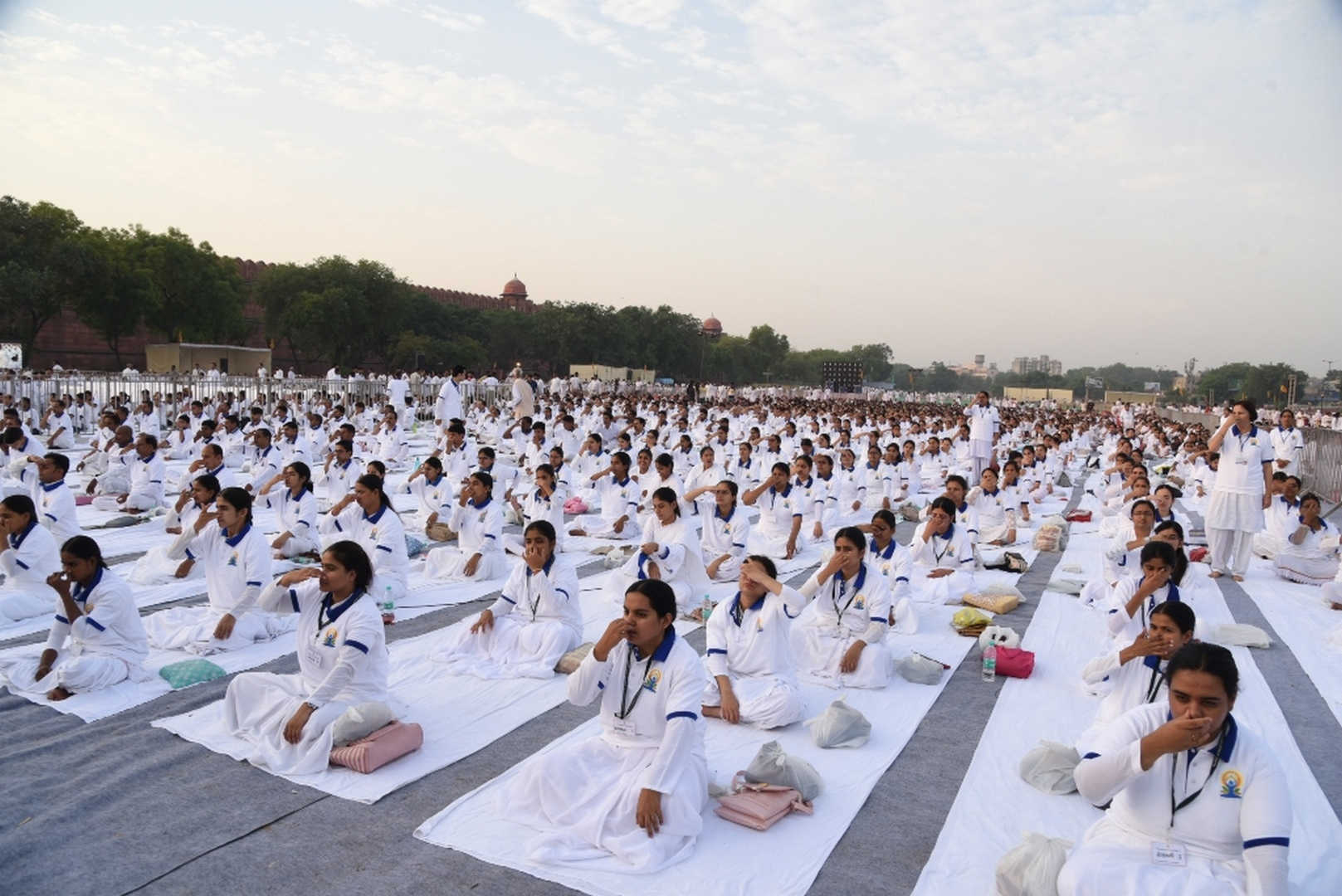 Brahma kumaris mass meditation - delhi - 12