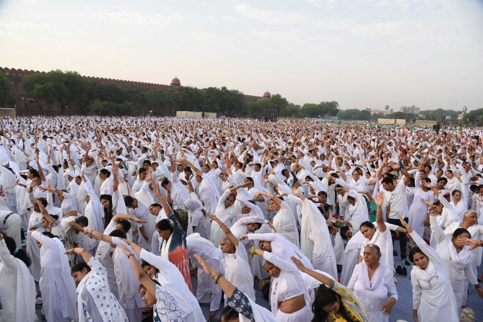 Brahma kumaris mass meditation - delhi - 11