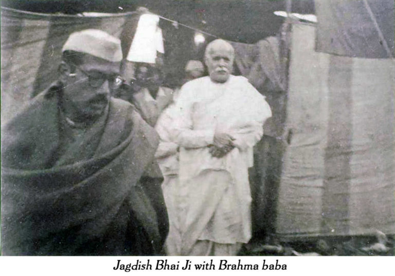 Articles for brahma baba 1 Baba with jagdish bhaiji