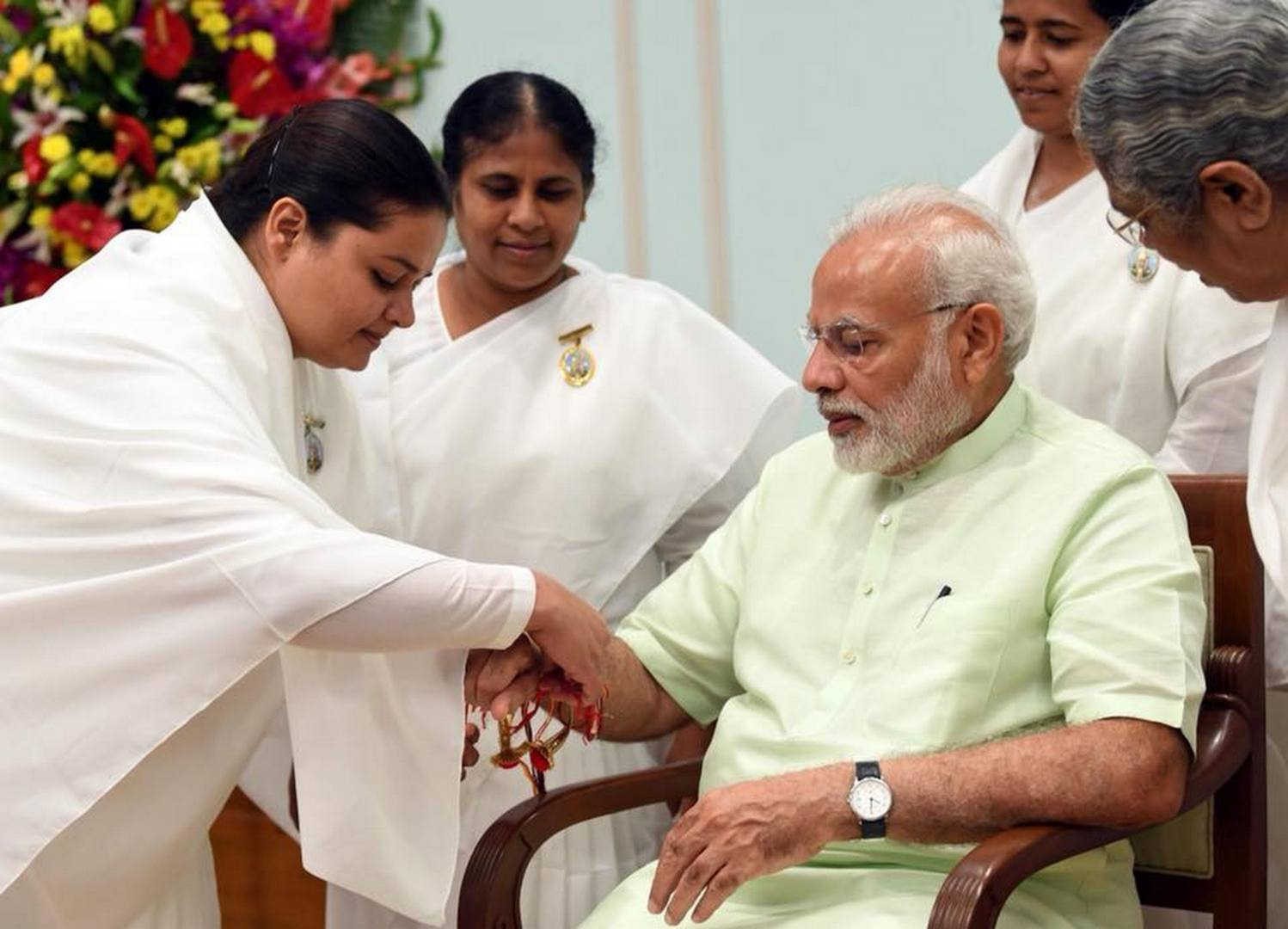 Narendra Modiji at Brahma Kumaris