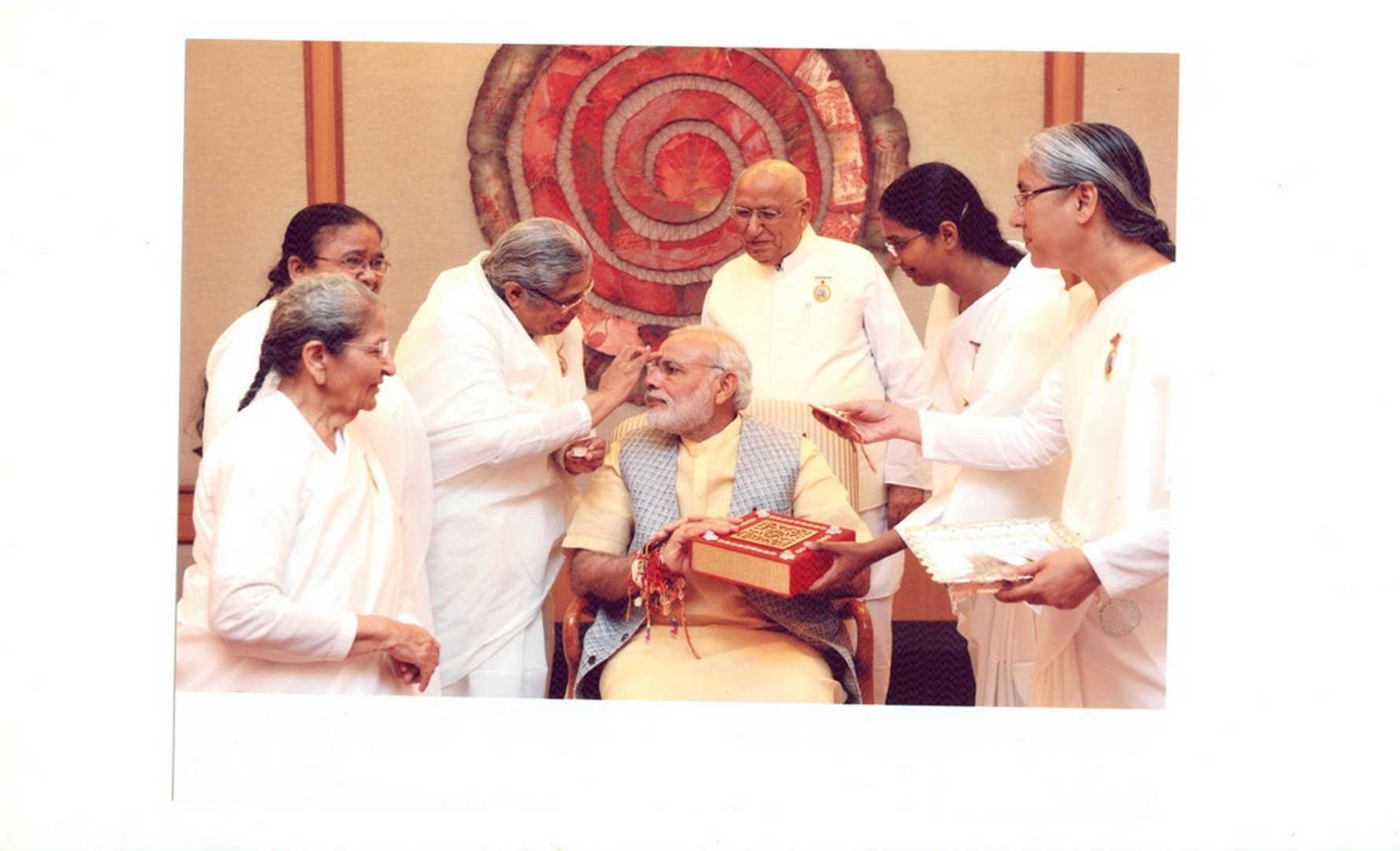 Narendra modiji at brahma kumaris