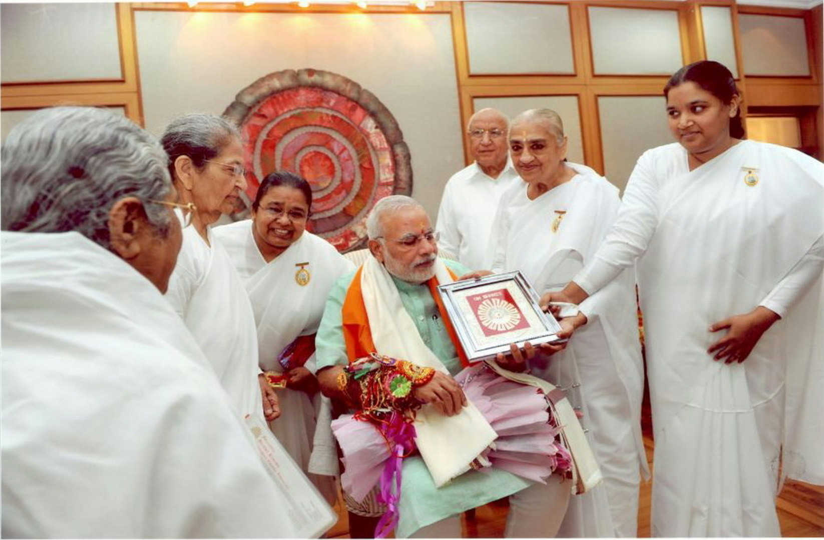 Narendra modiji at brahma kumaris