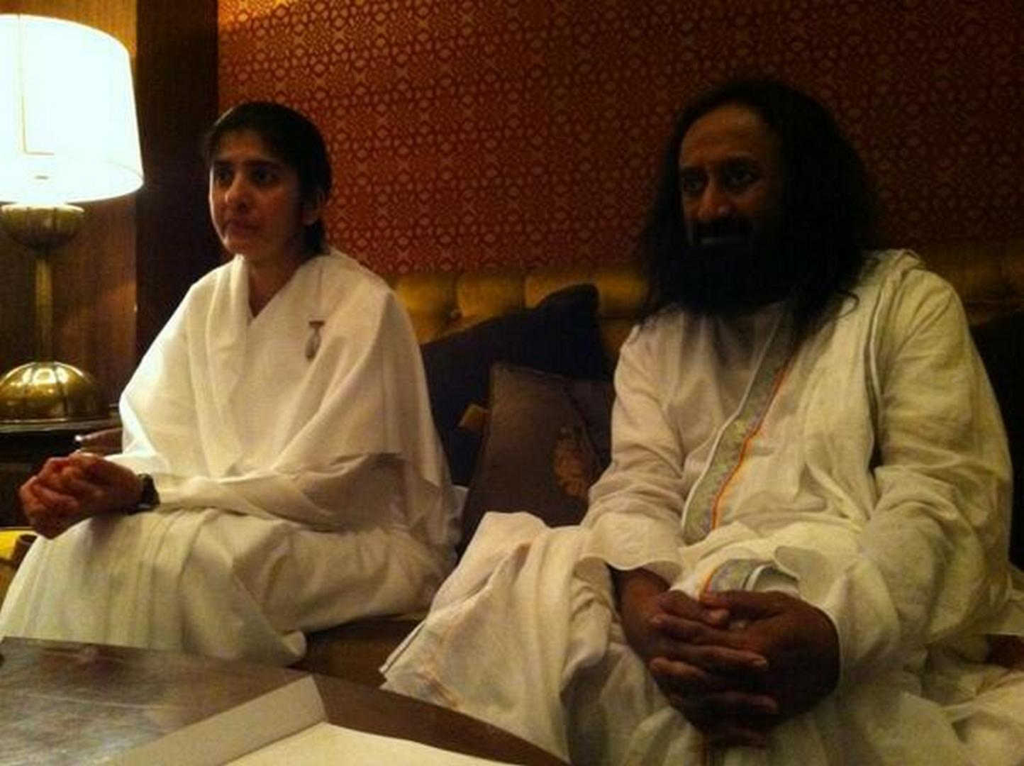 Religious leaders with brahmakumaris 10