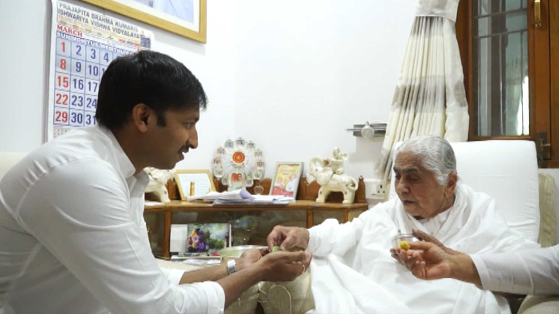 Telugu actor gopichand (shantivan) at brahma kumaris