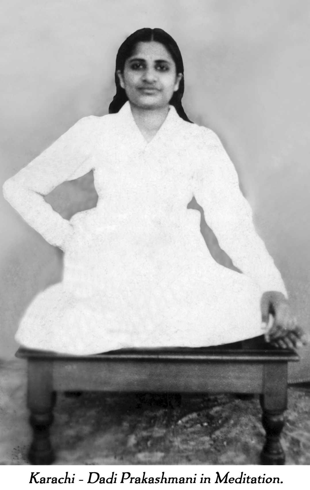 Dadi prakashmani in meditation