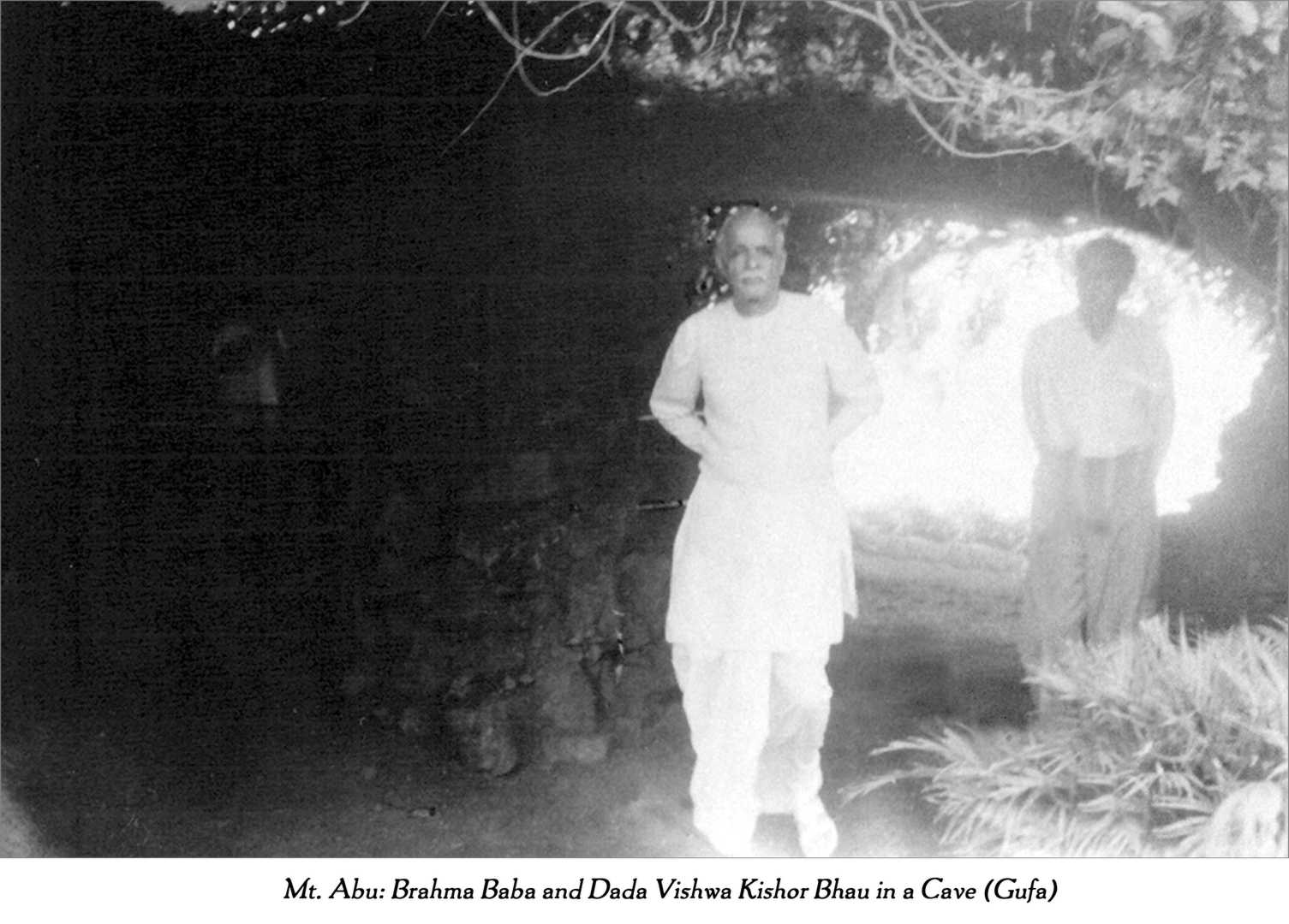Baba in a cave