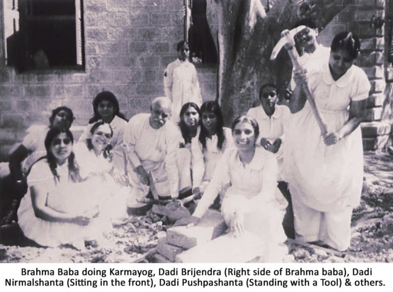 Spiritual aspects of shivratri 2 brahma kumaris | official Brahma baba with others - 6