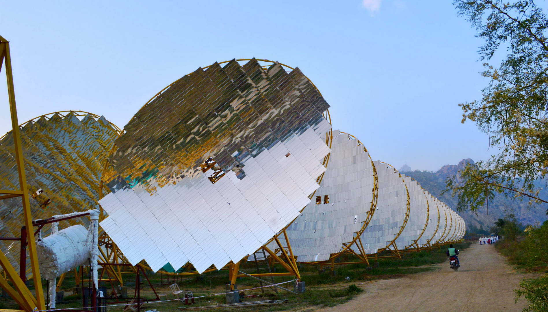 India one solar thermal power plant brahma kumaris