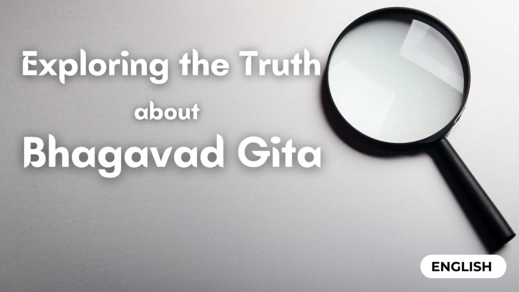 Exploring the truth about bhagwad gita english - brahma kumaris | official