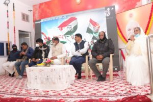Stage program with vips and public on amrit mahotsav - churu(raj. ) 2 Churu rj am