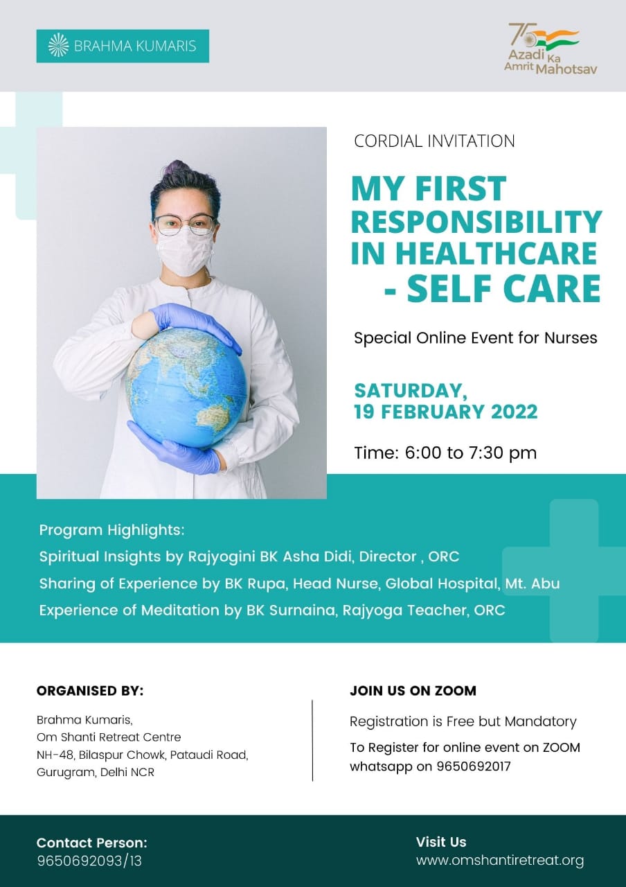 19 feb 2022 my first responsibility in healthcare self care nurses