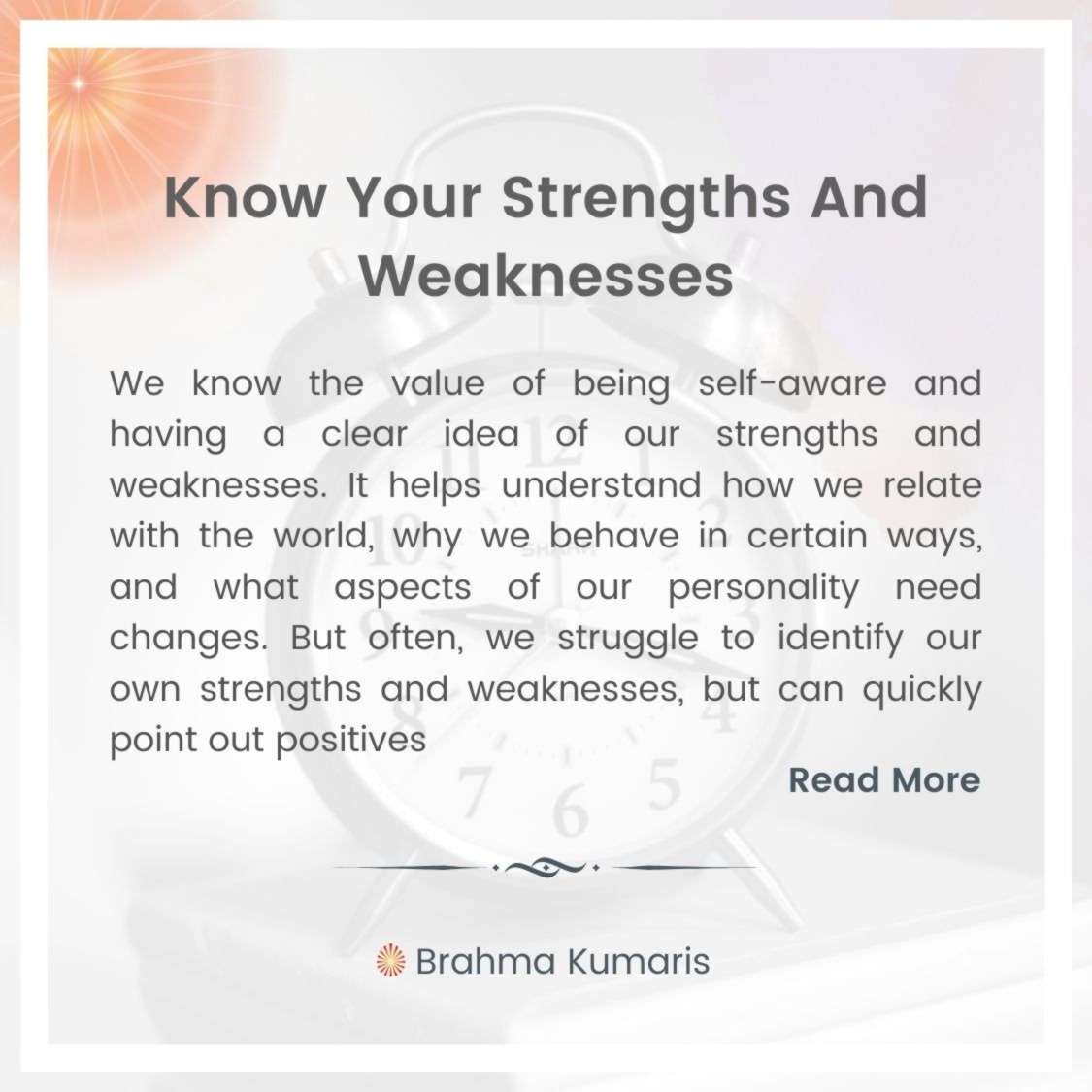 6th march soul sustenance