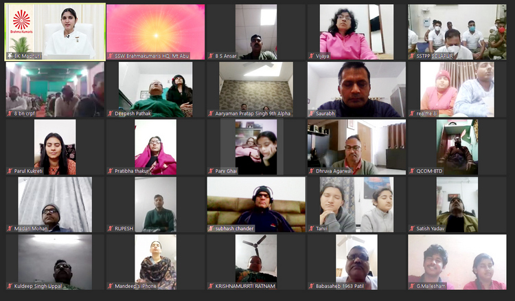 ABU Special Godly Services Rajyoga Meditation Course 09