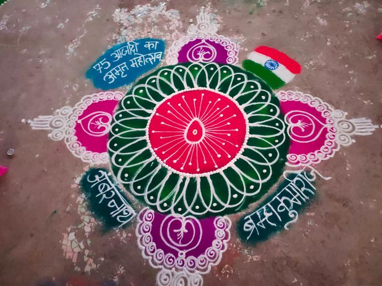 Ambernath rangoli competition 03