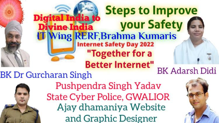 Gwalior indra ganj steps to improve your safety internet safety day 01 - brahma kumaris | official