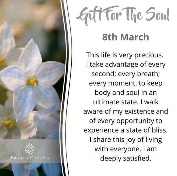 08th march gift for soul