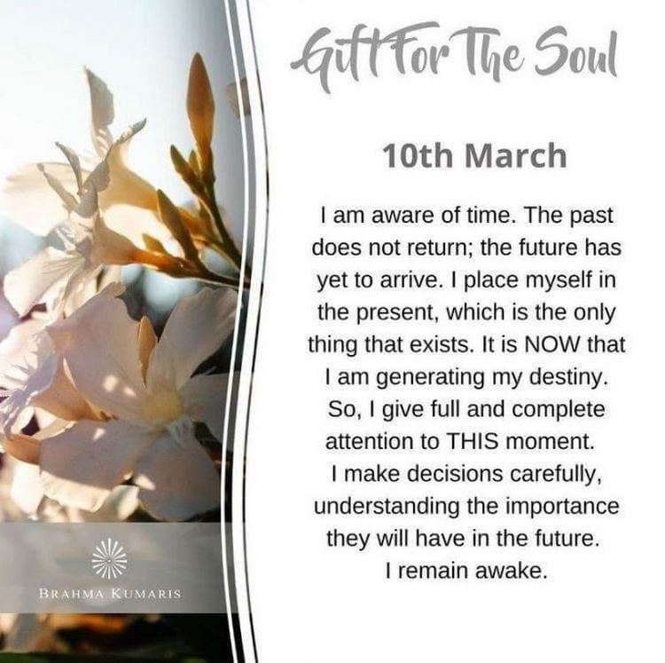 10th March Gift For Soul