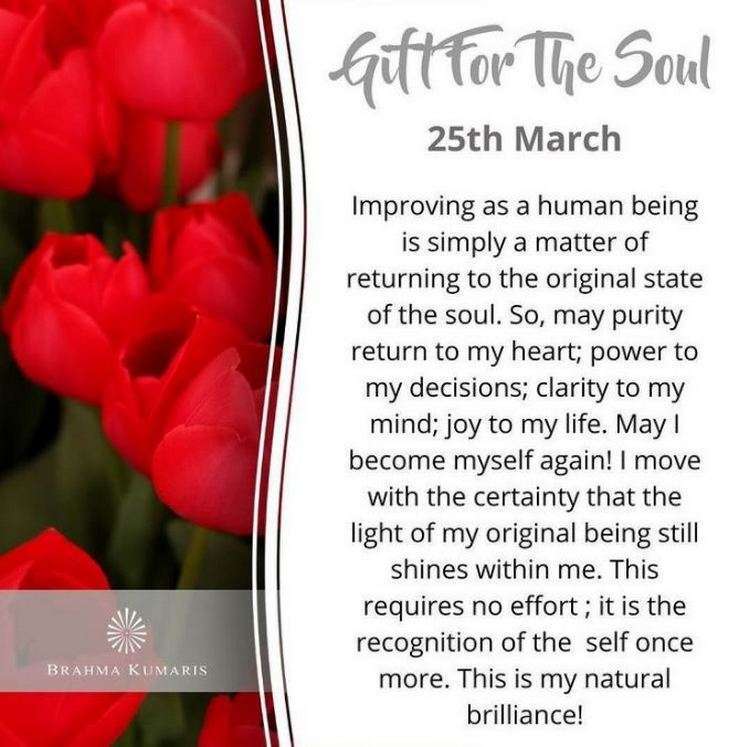25th march gift for soul