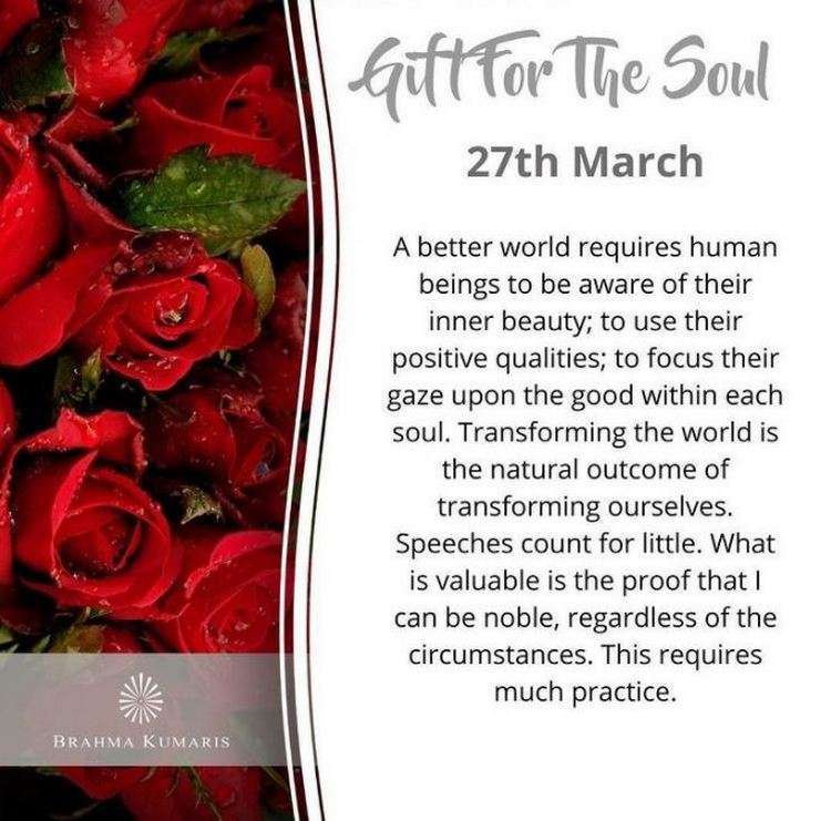 27th march gift for soul