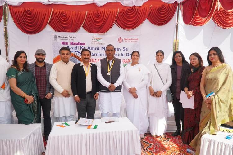 Ambala cantt dayalbagh mini marathon mera bharat meri jaan 10 - brahma kumaris | official