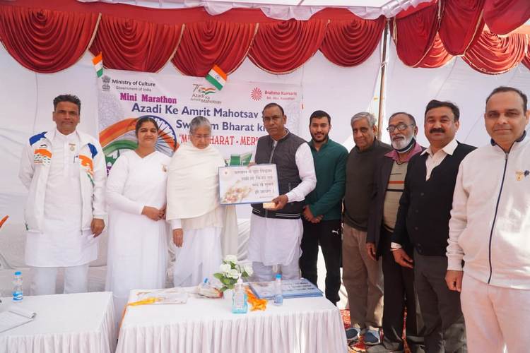 Ambala cantt dayalbagh mini marathon mera bharat meri jaan 13 - brahma kumaris | official