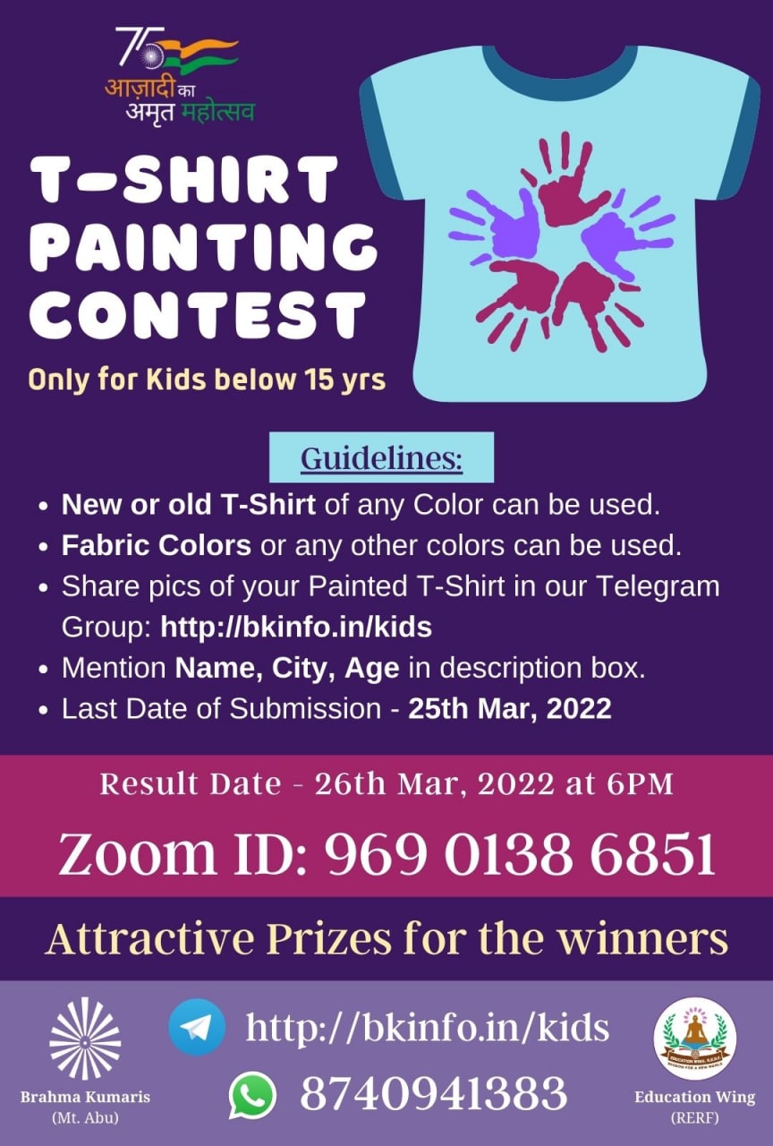T-shirts painting contest - children 1 T shirt painting contests