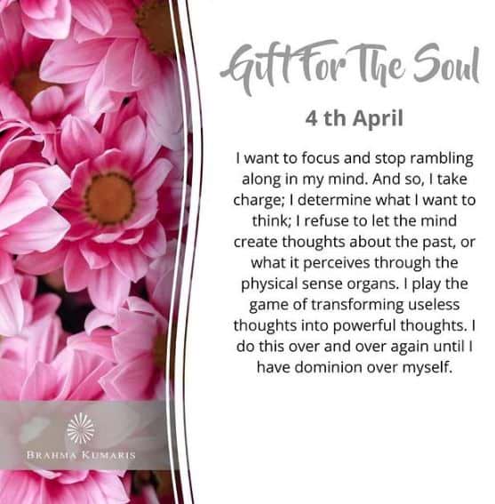 04th april gift for the soul - brahma kumaris | official