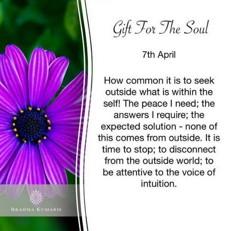 07th april gift for the soul