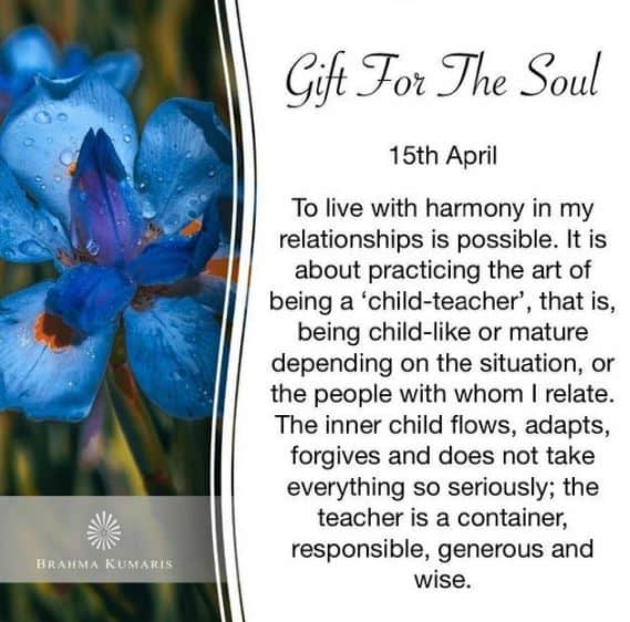 15th april gift for the soul 2 - brahma kumaris | official