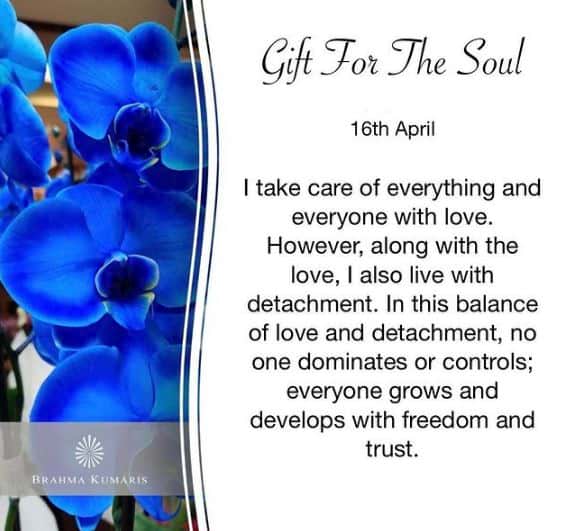 16th april gift for the soul