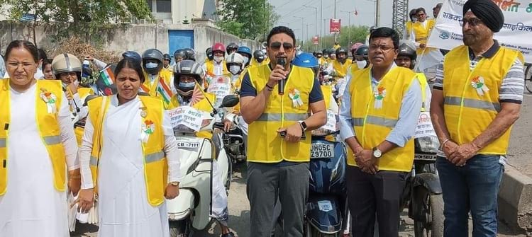 Road safety campaign jamshedpur