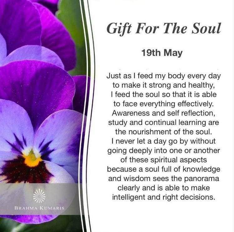 19th may gift for soul