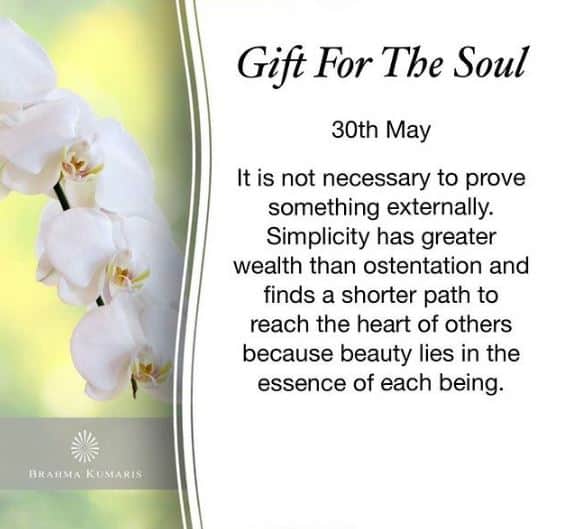 30th may gift for the soul