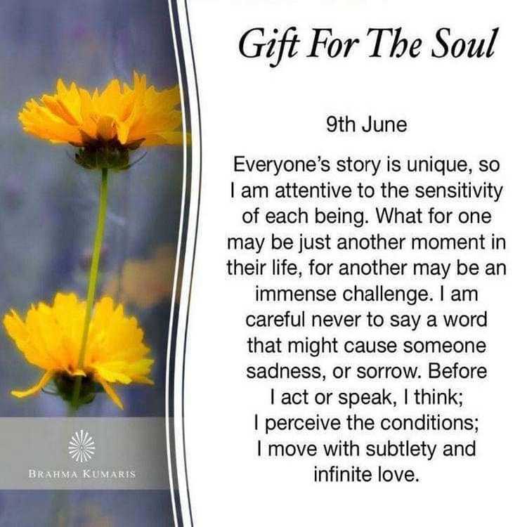 9th june - gift for the soul