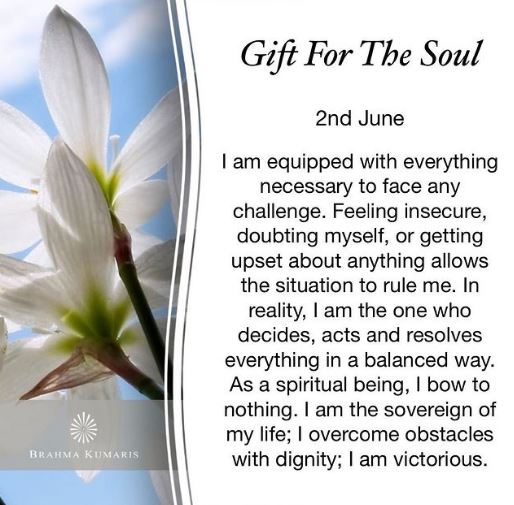 2nd june- gift for the soul