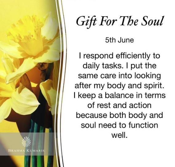5th june gift for the soul