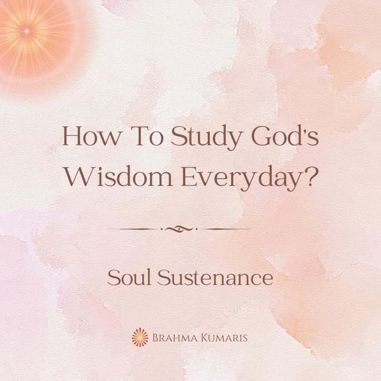 05th aug soul sustenance - brahma kumaris | official